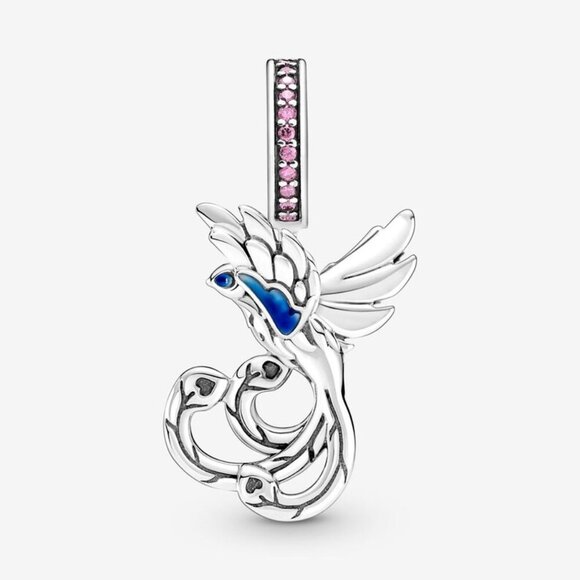🌺Pandora Mythical Phoenix Dangle Sterling Silver Charm For Pandora Bracelets - Picture 8 of 8
